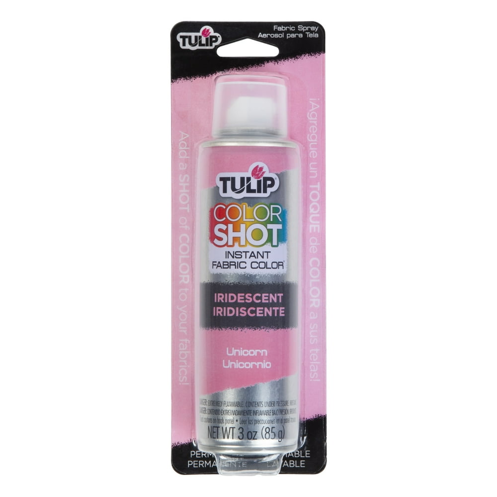 Tulip Color Shot Instant Fabric Color Paint Spray 3 oz Unicorn