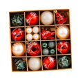 thumbnail image 2 of Bolas de Navidad Adornos Decorativos Adornos Resistentes Ligeros Novedad Diámetro 32 piezas, 2 of 9