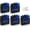 Black with blue lettering, variant on 5 Senses  Bags for Him With Labels - Includes Tissue Paper & Greeting Card,  Birthday, Valentine'S Day, Anniversary, Wedding Gifts for Boyfriend, Bf or Husband (Black with red lettering)