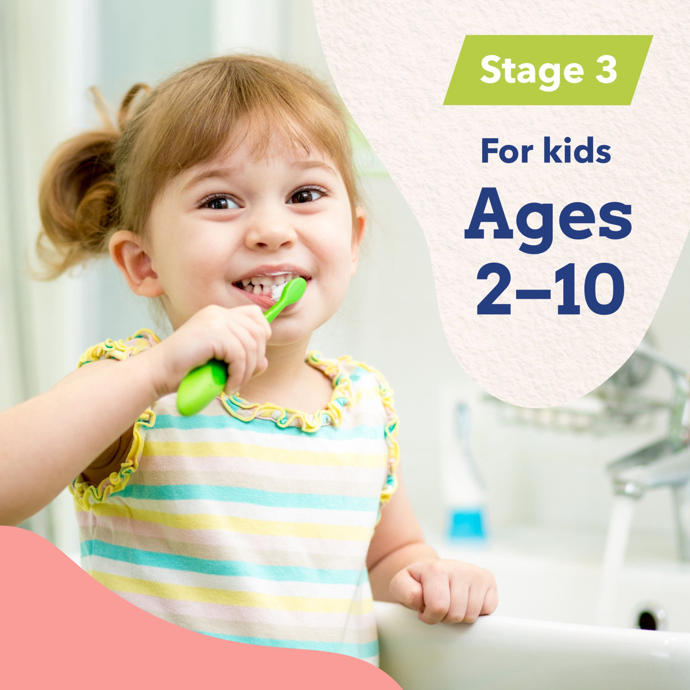 Orajel Kids CoComelon Toothbrush & Training Toothpaste Fluoride-Free Watermelon Flavor, 1 oz