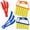 Orange, Blue, variant on Stcellnmex 4 Pcs 7 Finger Venetian Blind Cleaner Brush Handheld Duster Tool for Window Shutter Air Conditioner Dust Cleaning(Yellow, Orange)