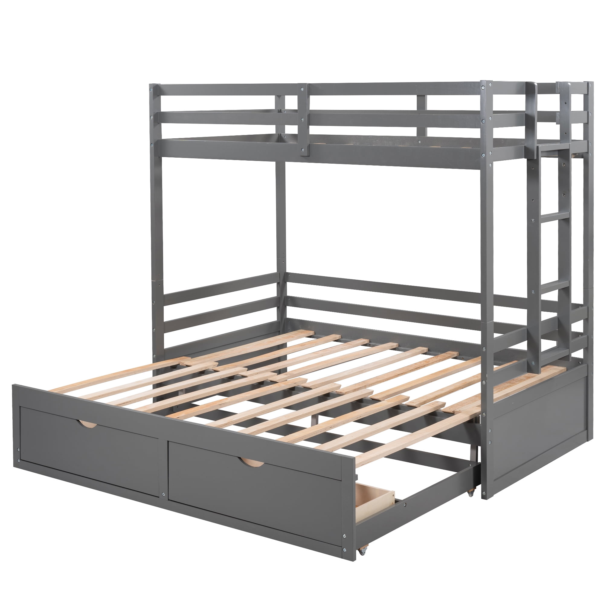 The Upper And Lower Bed Can Be Split, Convertible Twin To King Bed