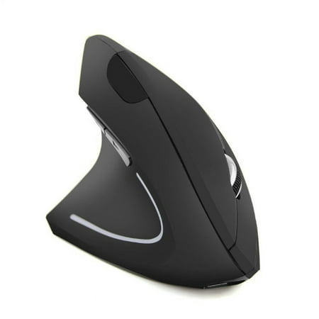 GJX Wireless Mouse Hand Friendly Shape Vertical Mouse Auto Sleep Function Left Handed Mouse Style1