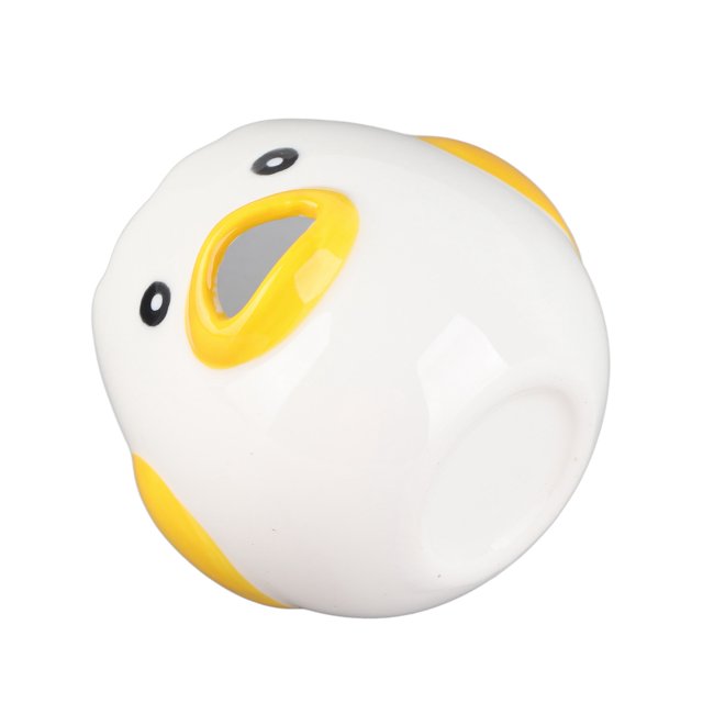 Separador de claras de huevos de cerámica, taza separadora de claras de huevos de cerámica, diseño aerodinámico