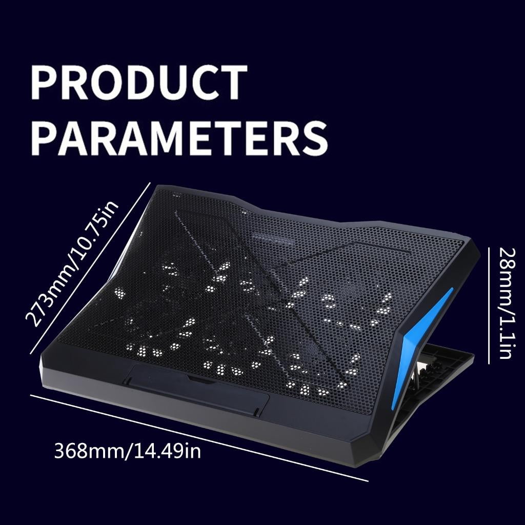 Adjustable Notebook Radiator Fan Bracket Game Lifting Folding Desktop Laptop Cooling Base Pad 12-17Inch 6 Angles