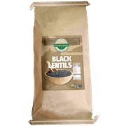 Lentil, Black 25LB BAG, USDA Certified Organic & GMO Free, Sustainable Farming Practices- Mountain High Organics