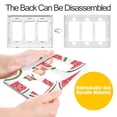 thumbnail image 4 of Yayeee Rocker Switch Wall Plate 2-Gang 4.7"x4.6" Home Decorative Outlet Cover, Cute Watermelon, 4 of 6