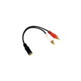 thumbnail image 1 of 3.5Mm Stereo Female To Rca Male Y-Cable, 1 of 1