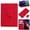 Red, variant on Phone Case with Kickstand for Motorola MOTO One Macro, G7 G8 G9 Plus/Play/Action, G75 G73 G72, Shockproof Protective Cover