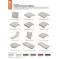 thumbnail image 6 of Classic Accessories Montlake Water-Resistant Papasan Cushion, 50 inch, Heather Grey, 6 of 10