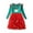 Green, variant on Odeerbi Toddler Girls Sequin Rainbow Tulle Dress Cute Butterfly Print Sparkly Dress Kids Fashion Solid Color Mesh Long Sleeve Dress Toddler Girls Clothes