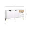 thumbnail image 3 of Credenza Bufetera Top Living Multiusos Nórdica Blanca, 3 of 7