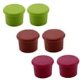 thumbnail image 1 of Tapones de vino de silicona–Reemplazar corcho–Botellas de vino selladas herméticamente–Cubierta de botella de cerveza reutilizable, 1 of 5