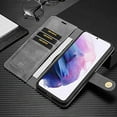 thumbnail image 6 of Goldcherry for Samsung Galaxy S21 Phone Case,Wallet Casewith Card Holder,Magnetic PU Leather Shockproof Flip Cover Credit Card Holder Protective Case for Samsung Galaxy S21 6.2 Inch(Gray), 6 of 8