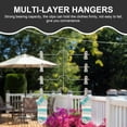 thumbnail image 4 of Miangastore Space Saving Pant Hangers Grey Multi Layer Pant Hanger 1Set 14.2x13x0.9In, 4 of 9