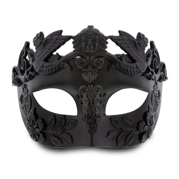 Puzzled Black Venetian Royal Masquerade Attitude Studio Costume Masks