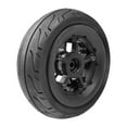 thumbnail image 1 of Piezas de repuesto versátiles de la rueda de neumáticos para el scooter eléctrico Rueda delantera negra, 1 of 8