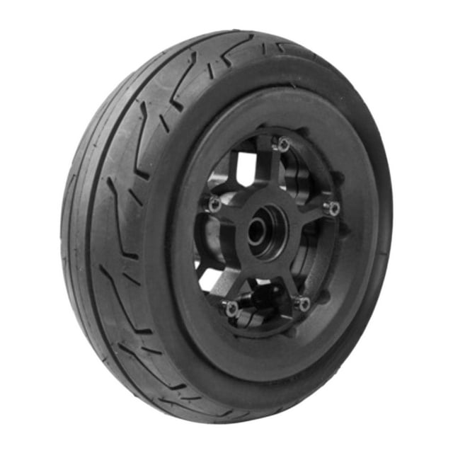 Piezas de repuesto versátiles de la rueda de neumáticos para el scooter eléctrico Rueda delantera negra
