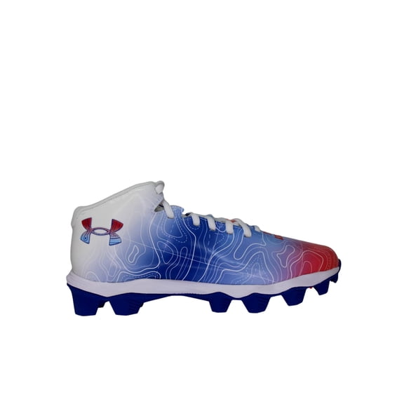 Under Armour Spotlight Franchise RM 4 TX White / Blue  3027313-100 Grade-School Size 5.5