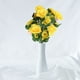 thumbnail image 3 of ¡Campaña con descuento!Arbusto de begonia de seda – Flores artificiales para decoración exterior – Amarillo, 3 of 4