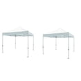 thumbnail image 1 of Caravan Canopy Auvent Instantané Portatif en Acier TitanShade 10 x 10, Blanc (Lot de 2), 1 of 2