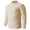 Beige, variant on Thermal Underwear for Men Long Sleeve Thermal Shirts Fleece Lined Crew Neck Base Layer Thermal Underwear Top