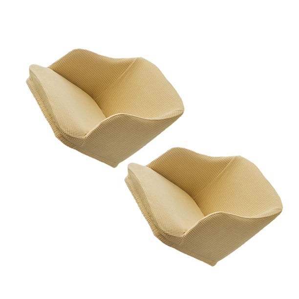 Fundas para sillón Cateissary de poliéster 2 uds decoración del hogar color crema