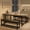 grey, variant on Towallmark Dining Table Set for 4-6 People, Extendable Kitchen Table Set with 2 Benches, Breakfast Nook Set for Small Spaces, 3 Piece Farmhouse Dining Room Table Set, Black