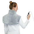 thumbnail image 1 of GloryStar Weighted Electric Heating Pad, 22"x19" Large Heated Wrap for Targeted Pain Relief and Deep Pressure Therapy, 1 of 8