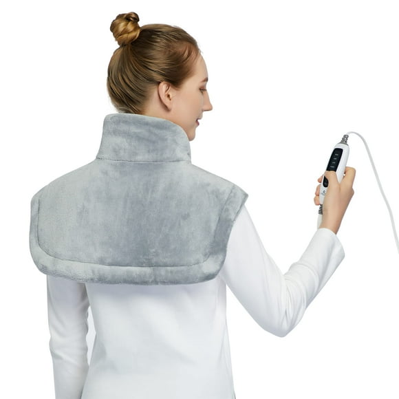 Kojooin Weighted Heating Pad, Electric Fast Heating Pad, 22"x19" Heating Pad for Pain Relief & Deep Pressure Therapy