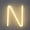 N, variant on Neon Sign-Warm White LED Alphabet Light- Battery & USB Powered Hanging Marquee Letters For Bedroom- Bar- Wedding Decor & Gift (0).