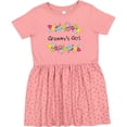 thumbnail image 3 of Inktastic Grammys Girl Bright Flowers Girls Toddler Dress, 3 of 5