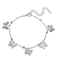 thumbnail image 4 of New Beach Foot Decoration Hollow Butterfly Pendant Handmade Anklet, 4 of 9