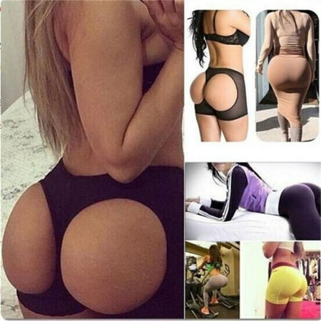 

Women Butt Lifter Shaper Tummy Control Panties Buttocks Open Instan Boyshorts