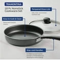 thumbnail image 5 of 18-Piece Premium Non-Stick Kitchenware Set In Steel Gray, 5 of 6