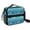 Colorful Fantasy Creatures UFO Pattern, variant on Dinosaur and Palm Navy Blue Pattern Bento School Insulated Lunch Bag Box with Shoulder Strap and Bottle Holder, 11" X 9.5" X 3.5"