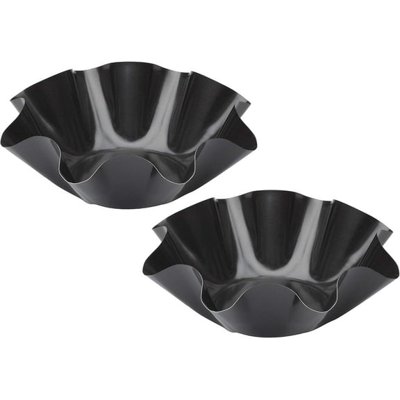 Tortilla Bowl Maker, Non-Stick Carbon Steel, Set of 2 Tostada Bakers, 8Inch