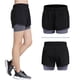 thumbnail image 5 of Qarigey Pantalones cortos de Yoga para mujer, mallas cortas elásticas para correr, entrenamiento, gimnasio, pantalones deportivos, cintura alta, ropa Prendas para la parte inferior del cuerpo L Qarigey AP018985-02, 5 of 6