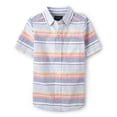thumbnail image 1 of Camisa The Children's Place a rayas de playa, manga corta, talla mediana, 1 of 2