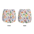 thumbnail image 3 of Salouo Retro Musi Disco Print Women's 2 in 1 Running Shorts Double-Layer Shorts Athletic Workout Gym Yoga Shorts Running Shorts for Women-X-Large, 3 of 7