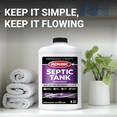 thumbnail image 6 of Roebic K-37 Liquid Septic Tank Treatment, Drain Clog Remover with Bacteria Enzymes, Safe for Bathroom Toilet, Treats 500 Gallons, 32 Fl Oz, 6 of 7