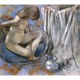 thumbnail image 3 of Degas, Edgar 13x12 Black Modern Framed Museum Art Print Titled - Woman In The Tub, 3 of 5