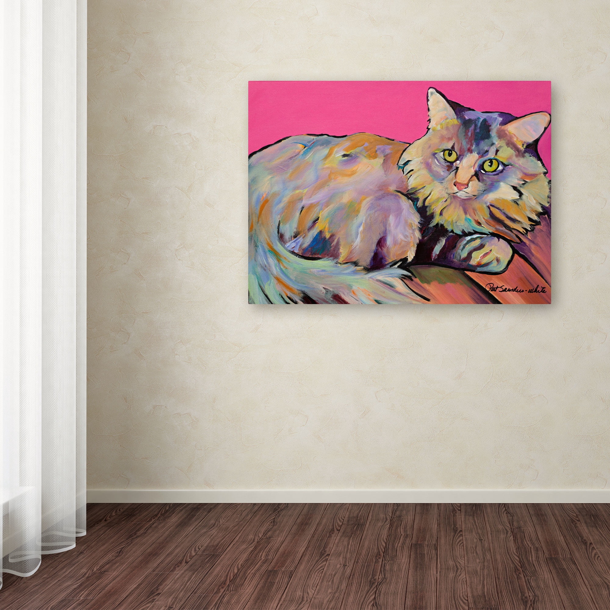 Trademark Fine Art "Catatonic" Canvas Art by Pat Saunders
