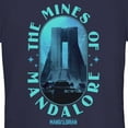thumbnail image 2 of Junior's Star Wars: The Mandalorian The Mines of Mandalore Graphic Tee Navy Blue Large, 2 of 3
