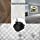 thumbnail image 4 of Juego de 4 ruedas giratorias de nailon con freno, tuercas roscadas y llave ajustable de plástico, color negro TUNC Sencillez, 4 of 5