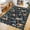 Dark Green Tiger, variant on MJIAexp Jungle Animal Print 5x7 Area Rugs for Living Room, Green Soft Washable Rugs for Bedroom Ultra-Thin Non-Slip Modern Rug, Stain Resistant Rug Carpet for Dining Room