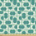 thumbnail image 2 of Ambesonne Abstract Fabric by the Yard Upholstery, Modern Minimalistic Dots, 10 Yards, Dark Seafoam, 2 of 5