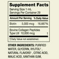 thumbnail image 4 of Spring Valley Biotin & Collagen Liquid, 1 fl oz, 15000 Mcg, Natural Berry Flavor, 4 of 10