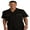 BLACK, variant on Men's Two Chest Pockets Short Sleeve Shirt 4280