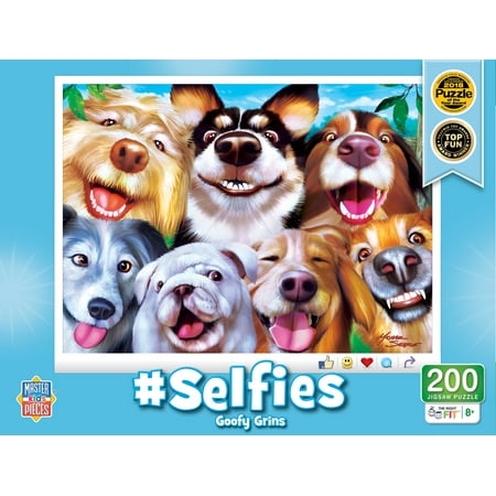 MasterPieces Selfies Right Fit - Goofy Grins 200 Piece Puzzle